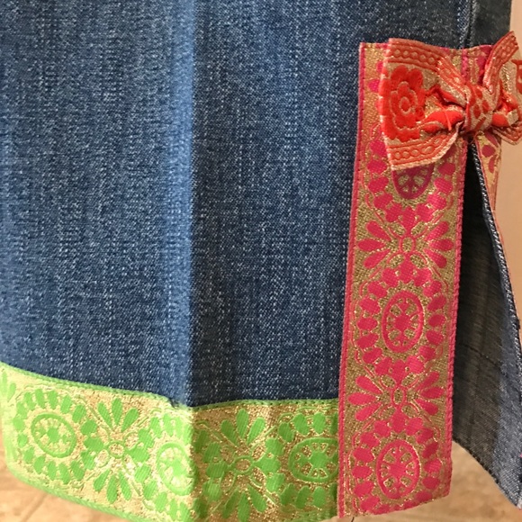 The Denium Tailor Capri Jeans with Ribbon Trim - Picture 4 of 4